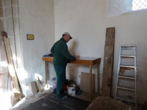 Church toilets/kitchen construction