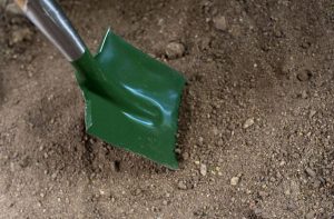 Spade and soil