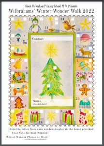 Image of the WWW Advent Sheet