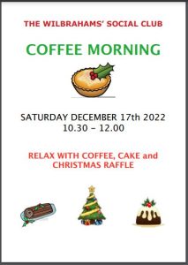 Image of poster for the coffee morning