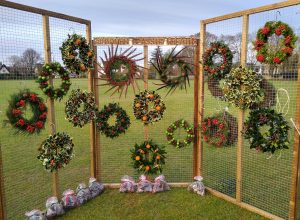 Image of a selection of Christmas wreaths