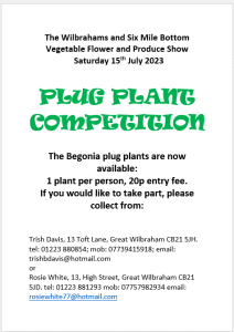 Image of poster promoting the Plug Plant Competition and containing the text appearing on the page