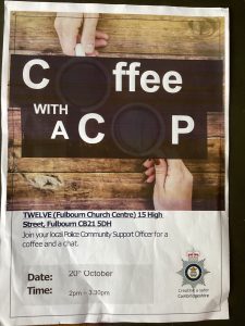 Coffee with a Cop poster