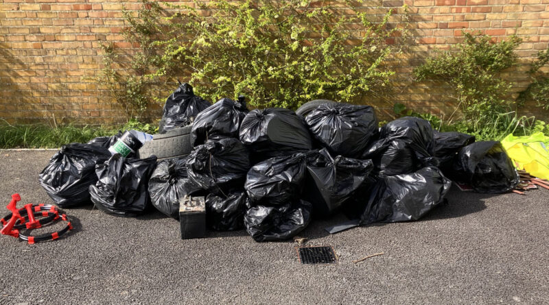 Black bags of rubbish